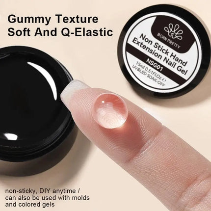 Born Pretty Pure Color & Glitter Non Stick Hand Extension Gel NEG01