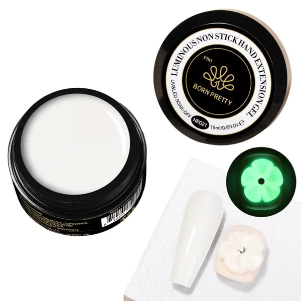 Born Pretty Pure Color & Glitter Non Stick Hand Extension Gel NEG21