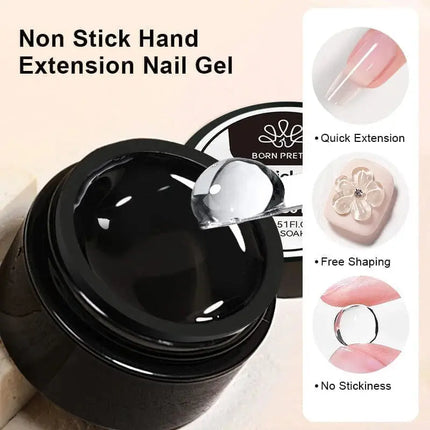 Born Pretty Pure Color & Glitter Non Stick Hand Extension Gel NEG29