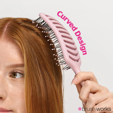 Brushworks Curved Vent Hair Brush