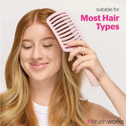Brushworks Curved Vent Hair Brush