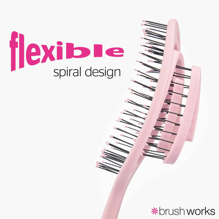 Brushworks Flexi Oval Detangling Hair Brush
