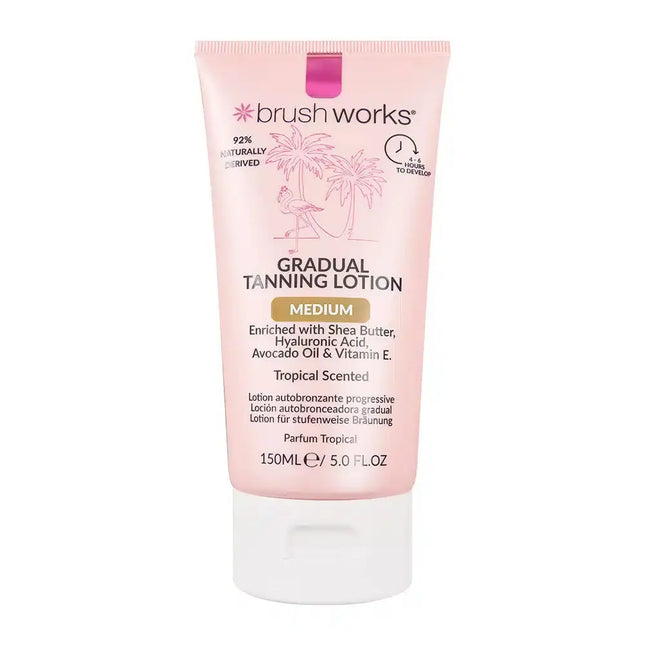 Brushworks Gradual Tanning Lotion Medium