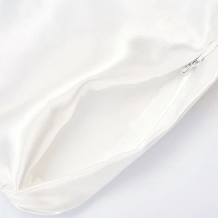 Brushworks Luxe Satin Pillowcase White