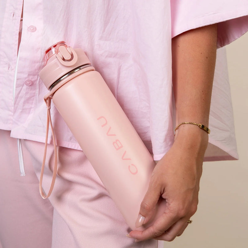Cabau Lifestyle Bloom Bottle Stainless Steel Soft Pink