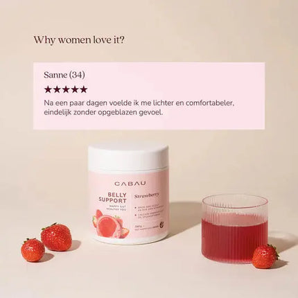 Cabau Lifestyle Lifestyle Belly Support Strawberry