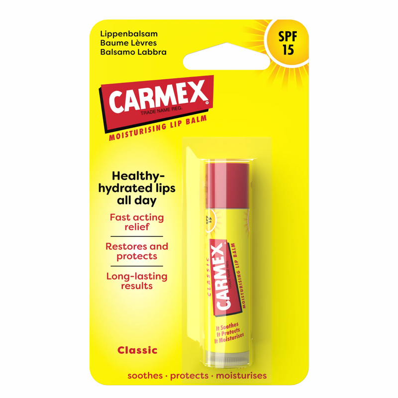 Carmex Moisturizing Lip Balm Classic Stick SPF15