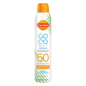 Coconut Dreams Sunscreen Spray Transparent SPF 50