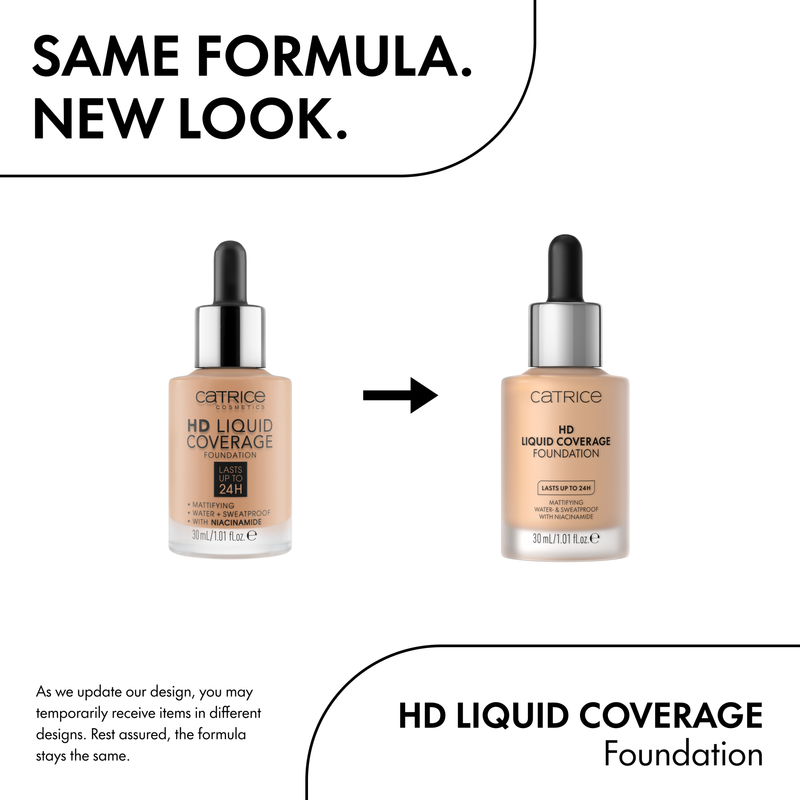 Catrice HD Liquid Coverage Foundation 032 Nude Beige, vloeibare foundation met hoge dekking, foto 4 van 7