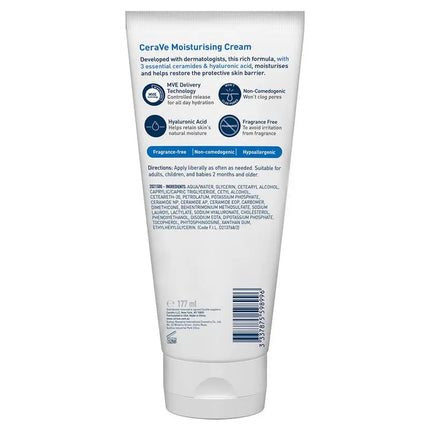 CeraVe Moisturising Cream 177 ml.