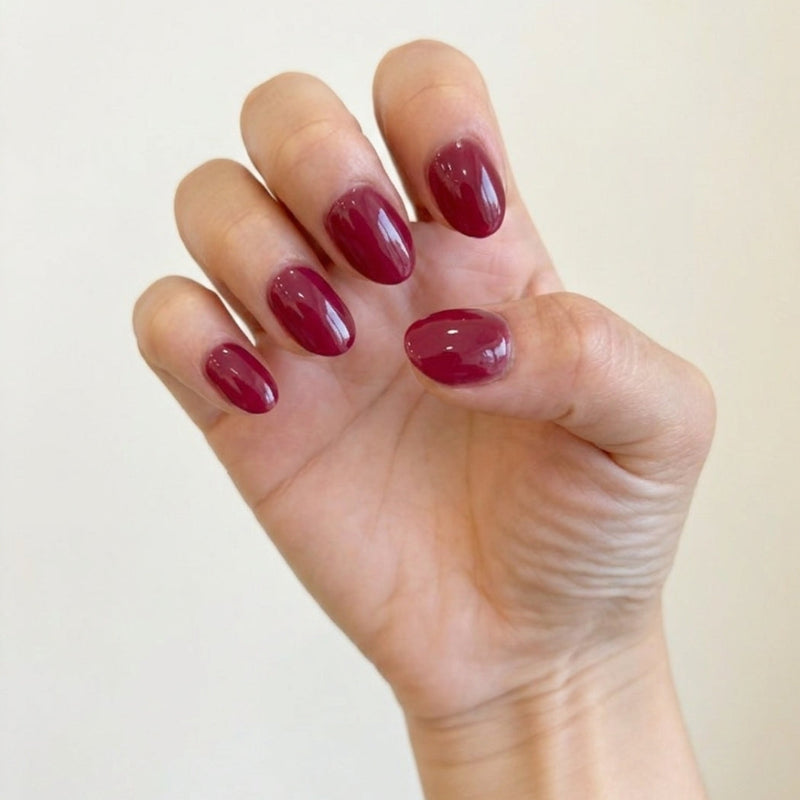 Nailo gellak stickers Cherry Burgundy, diep kersenrood