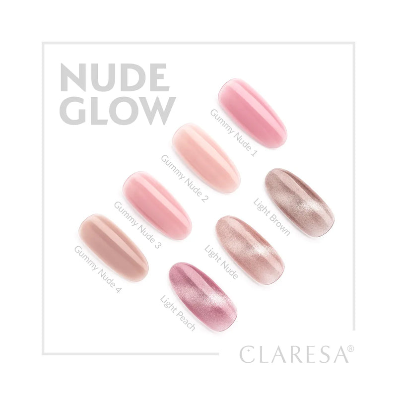 Claresa UV/LED Nail Polish Nude Glow Gummy Nude 4