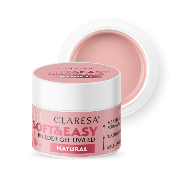 Claresa UV/LED Soft & Easy Builder Gel Naturel 12g