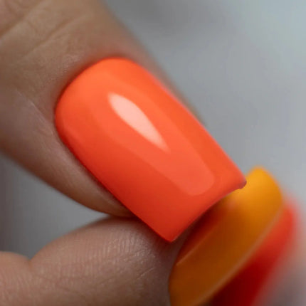 Cosmetics Zone Hypoallergenic Hybrid UV/LED Gel Polish Neon Electric Orange N18