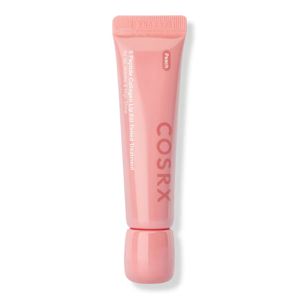 COSRX 5 Peptide Collagen Lip Fill Tinted Treatment 03 Peach, getinte lippenbalsem met collageen en peptiden