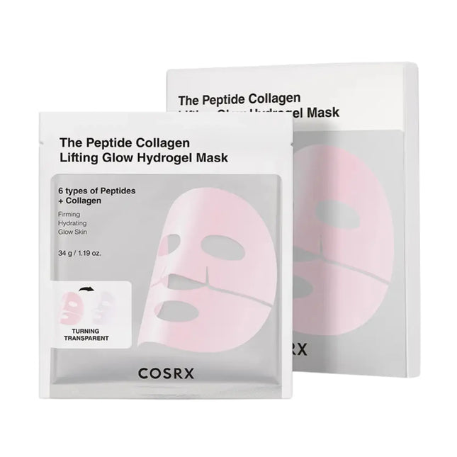 COSRX Peptide Collagen Glow Hydrogel Mask 3-Pack