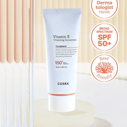 COSRX Vitamin E Vitalizing Sunscreen SPF 50+