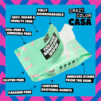 Crazy Color Colour Remover Wipes