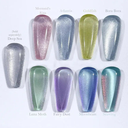 Crisania Neri Sea x Sky Magnetic Cat Eye Gel Polish Bora Bora