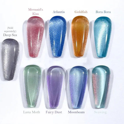 Crisania Neri Sea x Sky Magnetic Cat Eye Gel Polish Moonbeam