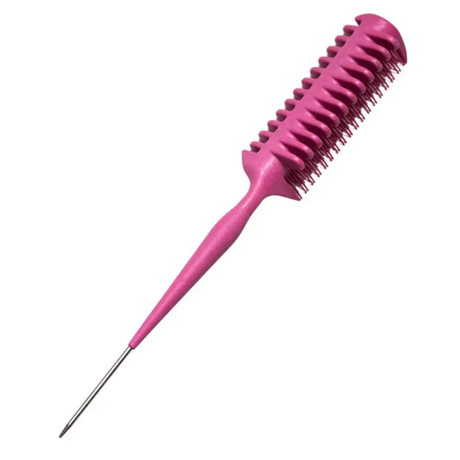 Curl Bites Curl Clump Precision Comb Pink