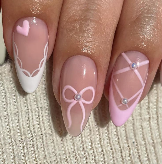 <h2>Soft Coquette Nails</h2>