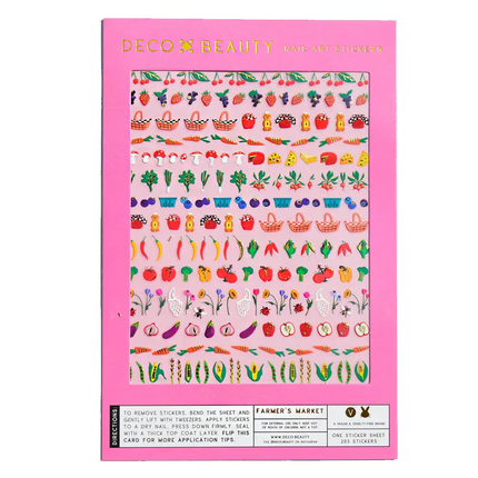 Deco Beauty Nail Art Stickers Farmer's Market