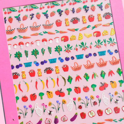Deco Beauty Nail Art Stickers Farmer's Market