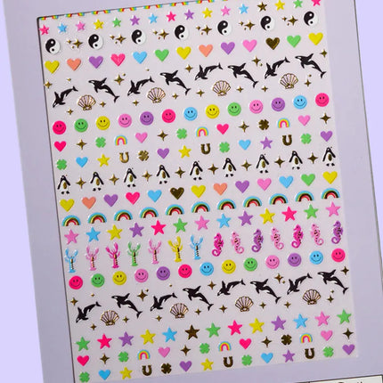 Deco Beauty Nail Art Stickers Lucky Charm