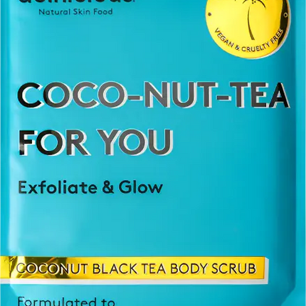 Delhicious Coconut Black Tea Body Scrub