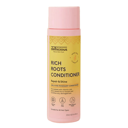 Delhicious Rich Roots Repair & Shine Conditioner Amla & Rosemary