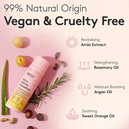 Delhicious Rich Roots Strengthen & Moisturise Shampoo Amla & Rosemary