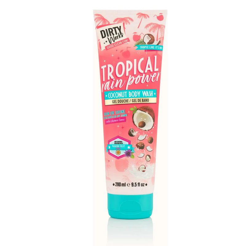 Dirty Works Trop Rain Power Coconut Body Wash