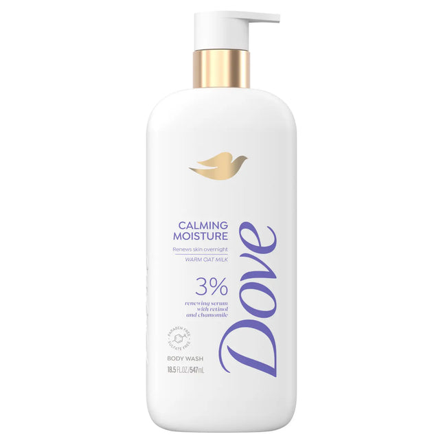 Dove Calming Moisture Body Wash with Retinol & Chamomile Warm Oat Milk