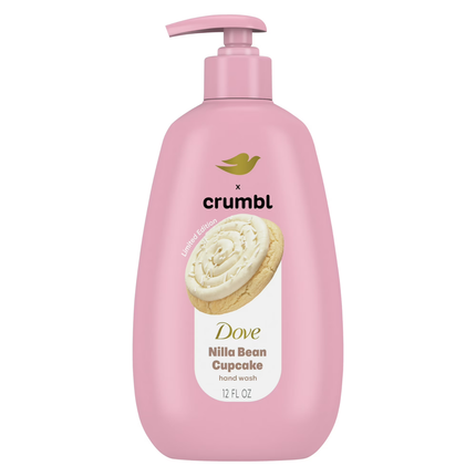 Dove x Crumbl Moisturizing Liquid Hand Wash Nilla Bean Cupcake
