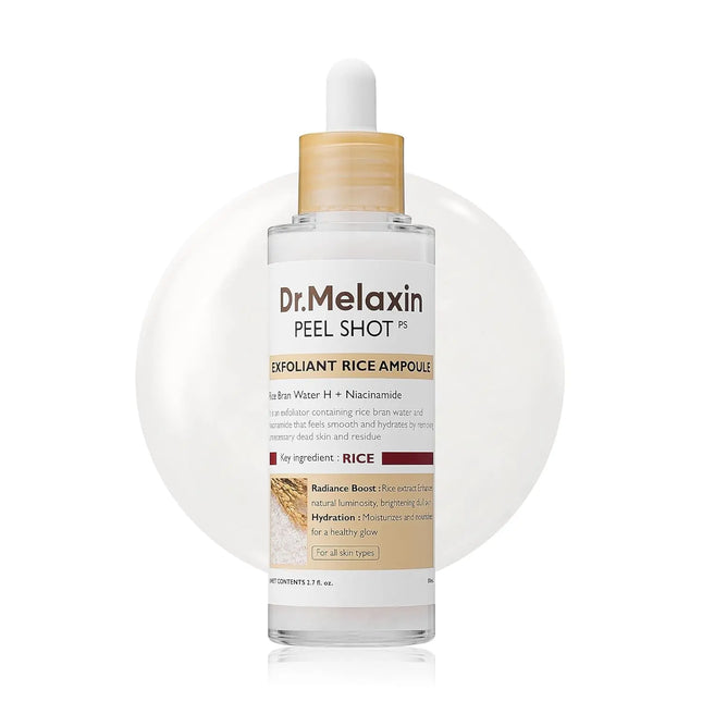 Dr. Melaxin Peel Shot Exfoliant White Rice Ampoule
