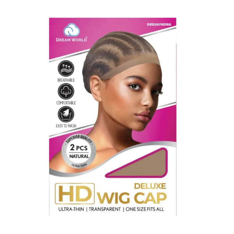 Dream World Wig Cap Hd 2pcs Natural #dre097hdna