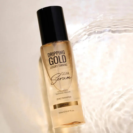 Dripping Gold Luxury Tanning Clear Serum Dark
