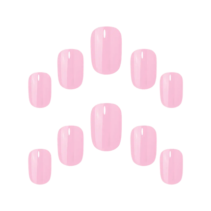 Elegant Touch Gel Finish Perfect Pink Nails