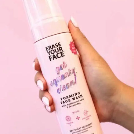Erase Your Face Foaming Face Wash Vitamin C & Hyaluronic Acid