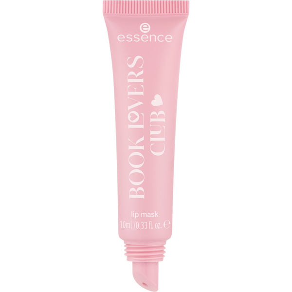 Essence Book Lovers Club Lip Mask 01 Chapter: First Kiss, een lipmasker met aardbeiengeur en glanzende finish