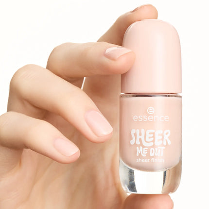 Essence Gel Nail Polish 04 Sheer Me Out