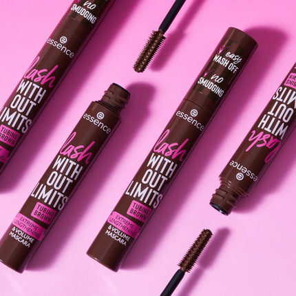 Essence Lash Without Limits Tubing Brown Extreme Lengthening & Volume Mascara 05 Brown Tubing