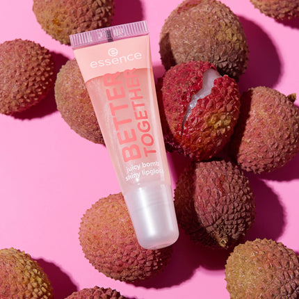 Essence Say It With Juicy Better Together Juicy Bomb Shiny Lipgloss 01 Lovely Litchi