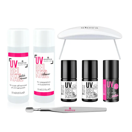 Essence Starter Set Studio Nails UV Gel Polish with Lamp
