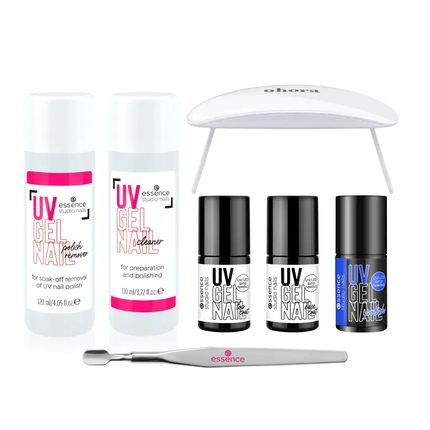 Essence Starter Set Studio Nails UV Gel Polish with Lamp