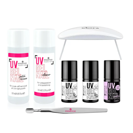 Essence Starter Set Studio Nails UV Gel Polish with Lamp