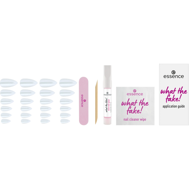 Essence What The Fake! Press-on Nails Manicure Set 01 Glazed