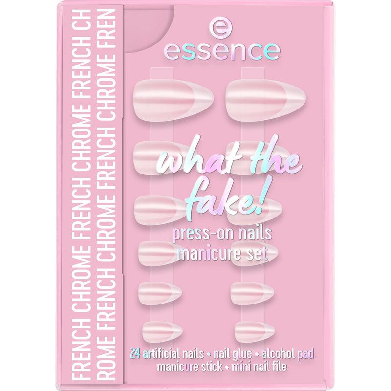 Essence What The Fake! Press On Nails Manicure Set 05 French Chrome