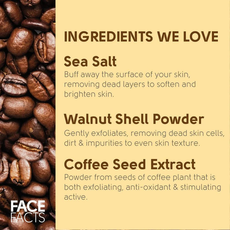 Face Facts Body Scrub Coffee
